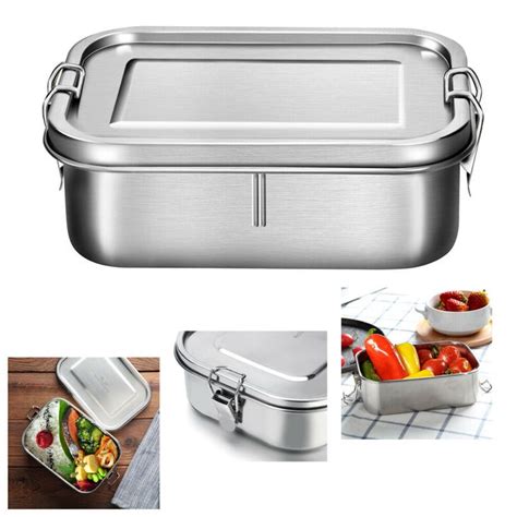 metal lunch box for sale|microwavable stainless steel lunch box.